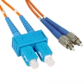 FC-SC Plenum Duplex 50/125 Multi-mode Fiber Patch Cable