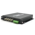 4 Channel Video & 1channel Data & 8 channel Audio to Fiber SM FC 20km Optical Video Multiplexer