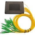 1x16 Fiber PLC Splitter with Plastic ABS Box Package