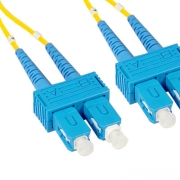 SC-SC Duplex 9/125 Single-mode Fiber Patch Cable