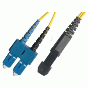 SC-MTRJ Plenum Duplex 9/125 Single-mode Fiber Patch Cable