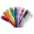 1m CAT5e Unshielded Twisted Pair (UTP) patch cable w/moulded boots 10 colors optional