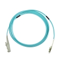 LC/UPC to E2000/UPC Simplex 10G OM3 50/125 Multimode Armored Patch Cable