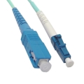 SC-LC Simplex 10G OM4 50/125 Multimode Fiber Patch Cable
