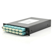 12 Fibers Multi-mode OM2 LC/SC/ST/FC 12 Strands MPO LGX Cassette