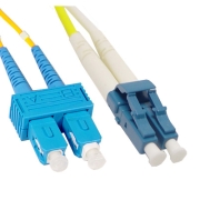 LC-SC Duplex 9/125 Single-mode Fiber Patch Cable