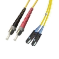 ST-MU Plenum Duplex 9/125 Single-mode Fiber Patch Cable