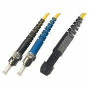 ST/UPC-MTRJ/UPC Plenum(OFNP) Duplex 9/125 Single-mode Fiber Patch Cable