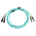 FC/UPC to MTRJ/UPC Duplex 10G OM3 50/125 Multimode Armored Patch Cable