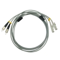 FC/UPC to E2000/UPC Duplex Multimode 62.5/125 OM1 Armored Patch Cable