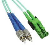 FC-E2000 Plenum Duplex 10G OM3 50/125 Multi-mode Fiber Patch Cable