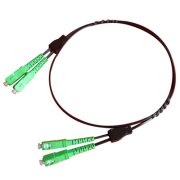 SM 9/125 Duplex Fiber Patch Cable FTTH Indoor Cable FRP G652D PVC