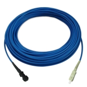 SC/UPC to MTRJ/UPC Simplex Singlemode 9/125 Armored Patch Cable