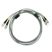FC/UPC to FC/UPC Duplex Multimode 50/125 OM2 Armored Patch Cable