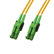 E2000/APC to E2000/APC Plenum Duplex 9/125 Single-mode Fiber Patch Cable