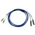 LC/UPC to MU/UPC Duplex Singlemode 9/125 Armored Patch Cable