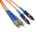 FC/UPC-MU/UPC Duplex Multimode 100/140um 3.0mm Fiber Patch Cable