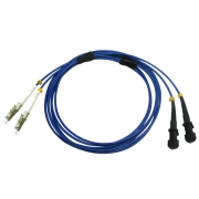 LC/UPC to MTRJ/UPC Duplex Singlemode 9/125 Armored Patch Cable