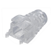 Cat5e RJ45 Modular Plug Transparency Snagless Boots Claws Type Pkg/100