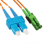 SC-E2000 Plenum Duplex 50/125 Multi-mode Fiber Patch Cable