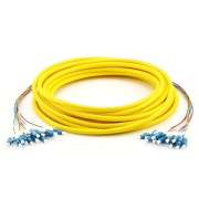 LC/UPC to LC/UPC 12 Fibers SM 9/125 Single mode Fiber Patch Cable