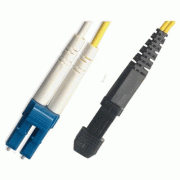 LC/UPC-MTRJ/UPC Plenum(OFNP) Duplex 9/125 Single-mode Fiber Patch Cable
