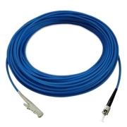 ST/UPC to E2000/UPC Simplex Singlemode 9/125 Armored Patch Cable